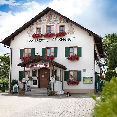 Landgasthof Pilsenhof Entenbraterei Hechendorf am Pilsensee Exterior foto