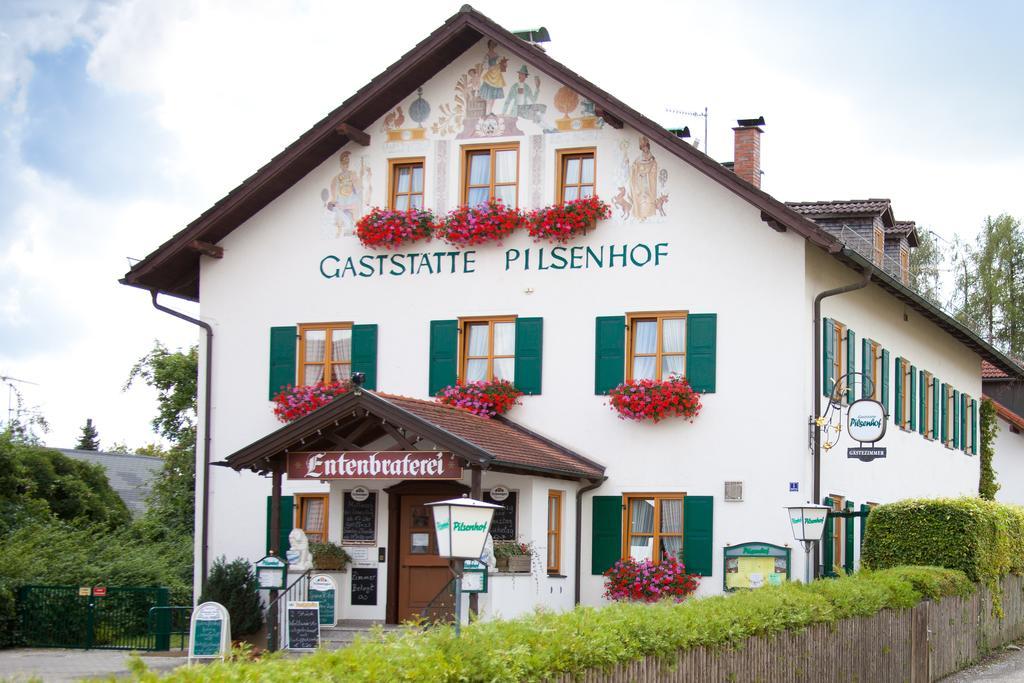 Landgasthof Pilsenhof Entenbraterei Hechendorf am Pilsensee Exterior foto